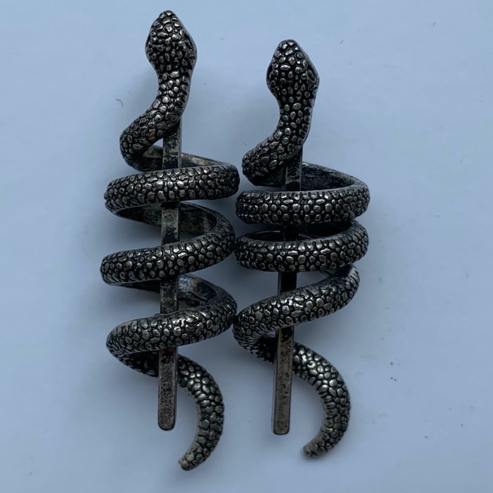 Snake Drop Earrings
